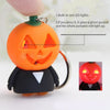 Horror Halloween Keychain Pumpkin Ghost LED Light Key Chain Sound Car Key Ring Holder Bag Pendant Decoration Gift accesories