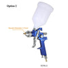 KKmoon Mini HVLP Air Spray Gun 600ml Gravity Feed Airbrush Touch Up Paint Sprayer Auto Car Furniture Coat Painting Spraying Tool